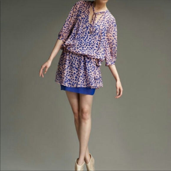 Diane Von Furstenberg | DVF Desma Keyhole Dress Silk Size 2 Red - Picture 1 of 9